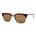 Persol // Men's PO3199S-24-57 Polarized Sunglasses // Tortoise + Brown