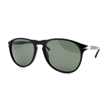 Persol // Men's Iconic PO06649S-95-58 Polarized Sunglasses // Black
