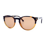 Persol // Men's PO03152S-905653 Sunglasses // Tortoise + Caramel Brown