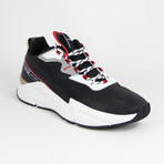 Men's Sport Running Sneaker // Black + White (Euro: 45)