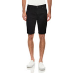 Max Roll Cuff Jean Shorts // Jet Black (34)
