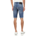 Marc Roll Cuff Jean Shorts // Medium Blue (36)