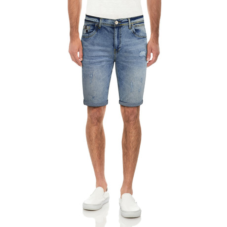 Marc Roll Cuff Jean Shorts // Light blue (28)