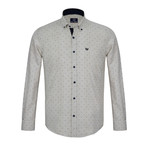 Calvin Button-Up Shirt // Green + Navy (S)