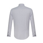 Logan Button-Up Plaid Shirt // White (2XL)