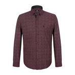 Raymond Button-Up Shirt // Bordeaux (L)