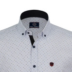Logan Button-Up Plaid Shirt // White (2XL)