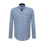 Nigel Button-Up Shirt // Navy Blue (M)