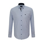 Casper Button-Up Shirt // Navy Blue (2XL)