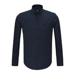 Gordon Button-Up Shirt // Black + White (2XL)