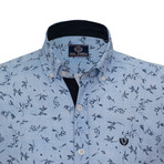 Nigel Button-Up Shirt // Navy Blue (XL)