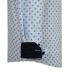 Casper Button-Up Shirt // Navy Blue (S)