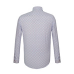 Martin Button-Up Plaid Shirt // White (M)