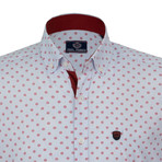 Martin Button-Up Plaid Shirt // White (S)