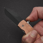 Shamsher “Paw Claw” // Copper DLC Black M390 Satin Blade