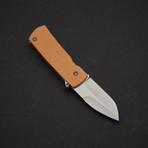 Shamsher “Paw Claw” // Orange Paper (M390 Satin Blade)