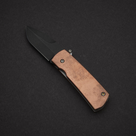 Shamsher “Paw Claw” // Copper DLC Black M390 Satin Blade