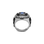 World Champions Ring // Silver + Black (14)