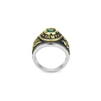 United States Army Ring // Silver + Gold + Black (6)