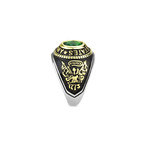 United States Army Ring // Silver + Gold + Black (5)