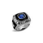 World Champions Ring // Silver + Black (11)