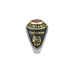 United States Marine Ring // Silver + Gold + Black (6)