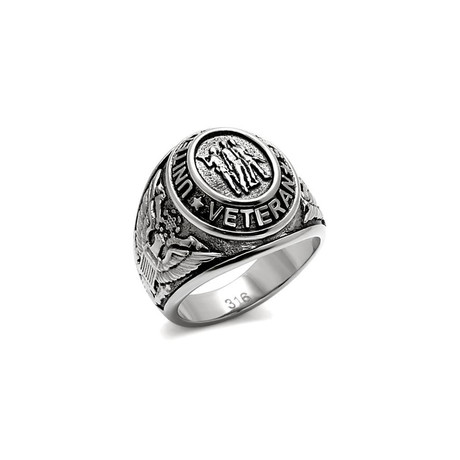 United States Veteran Ring // Silver (8)