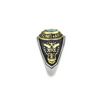 United States Air Force Ring // Silver + Gold + Black (5)