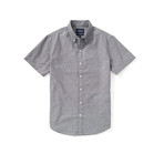 Chambray Short Sleeve Shirt // Gray (M)