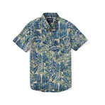 Short Sleeve Shirt // Elba Leaf (S)