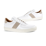 Hadfield Sneaker // White + Off White (UK: 12)