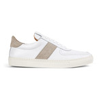 Hadfield Sneaker // White + Off White (UK: 12)