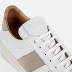Hadfield Sneaker // White + Off White (UK: 12)