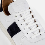 Hadfield Sneaker // White + Navy (UK: 11)