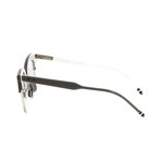 Thom Browne // Men's TB507 Round Optical Frames // Gray