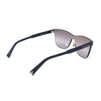 Zegna // Men's EZ0025 Sunglasses // Silver