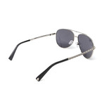 Zegna // Men's EZ0027 Sunglasses // Silver