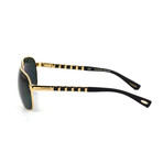 Chopard // Men's Square Polarized Sunglasses // Gold