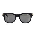 Chopard // Men's Square Polarized Sunglasses // Black