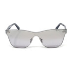 Zegna // Men's EZ0025 Sunglasses // Silver