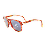 Persol // Men's 805367289656 Sunglasses // Red Orange Havana