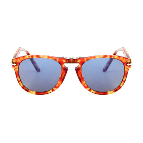 Persol // Men's 805367289656 Sunglasses // Red Orange Havana