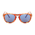 Persol // Men's 805367289656 Sunglasses // Red Orange Havana