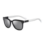 Men's Black Tie Wayfarer Sunglasses // Black + Gray