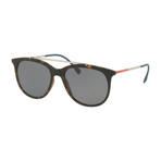 Prada // Men's Aviator Sunglasses // Tortoise + Silver + Gray