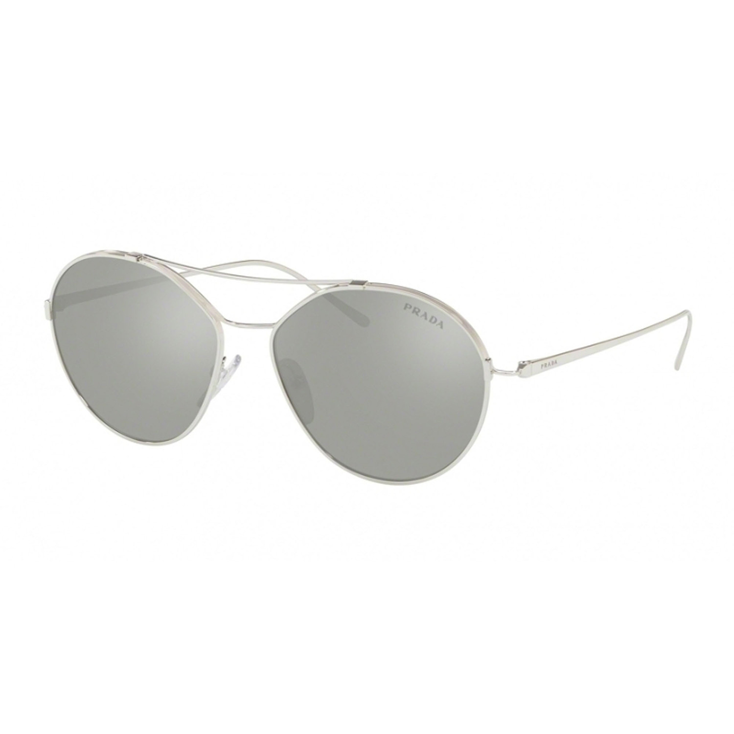 Prada // Men's 56US Sunglasses // Silver + Silver Mirror - Dior, Fendi ...