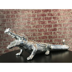 Crocodile Sculpture // Chrome