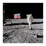 Buzz Aldrin // Apollo 11 // Flag on the Moon