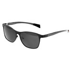 Templar Polarized Sunglasses // Black Frame + Black Lens