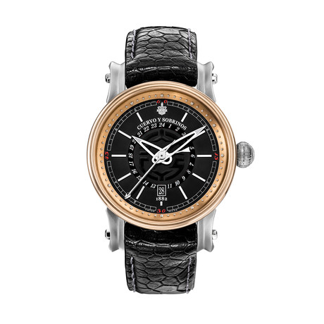 Cuervo y Sobrinos Pirata GMT Automatic // 3052.5NGMT